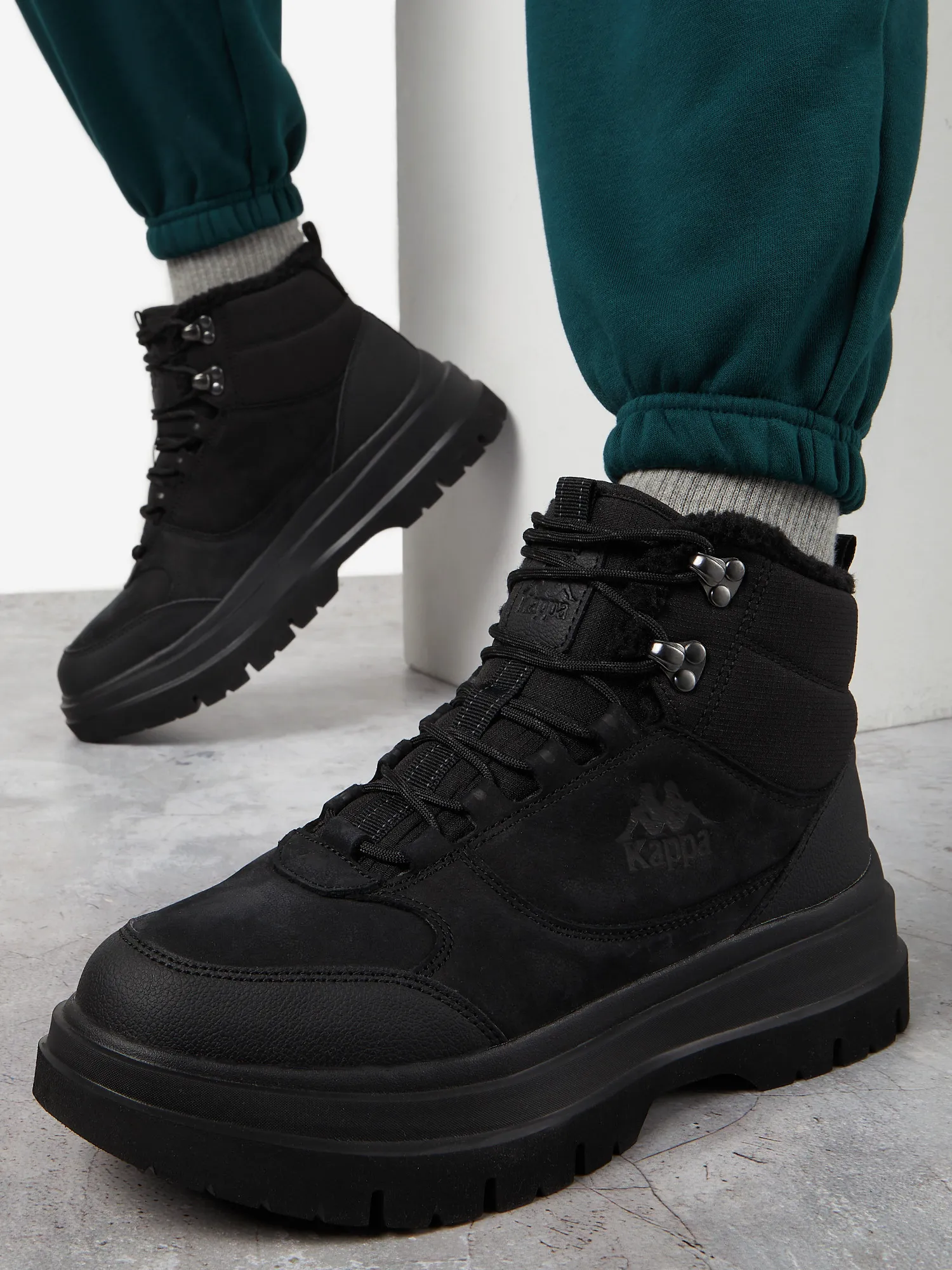 Ботинки утепленные Kappa Bonno Mid, черный, арт. 122794kap-99