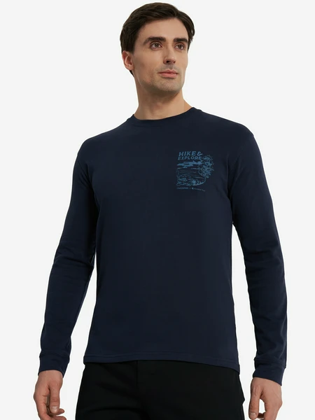 Лонгслив мужской Craghoppers Limestone, синий, арт. cmt1022c3d-7v1