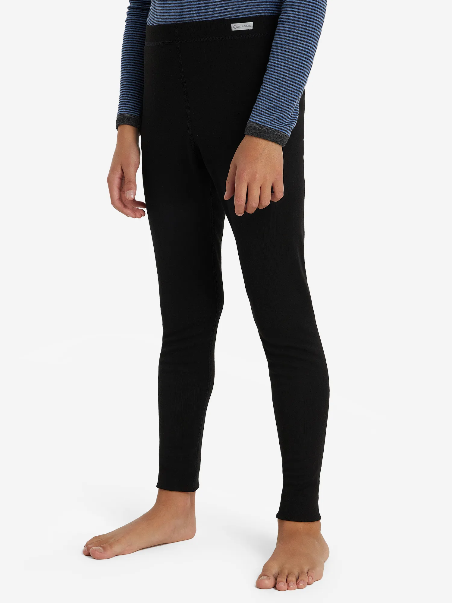 Термобелье низ для мальчиков Glissade, черный, арт. 124570gsd-99