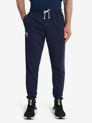 Брюки флисовые мужские Under Armour, синий, арт. 1380843u0f-410