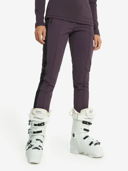Утепленные женские брюки, фиолетовый, арт. ela243f112e0v-70