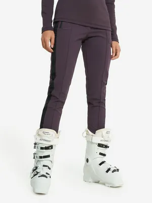 Утепленные женские брюки, фиолетовый, арт. ela243f112