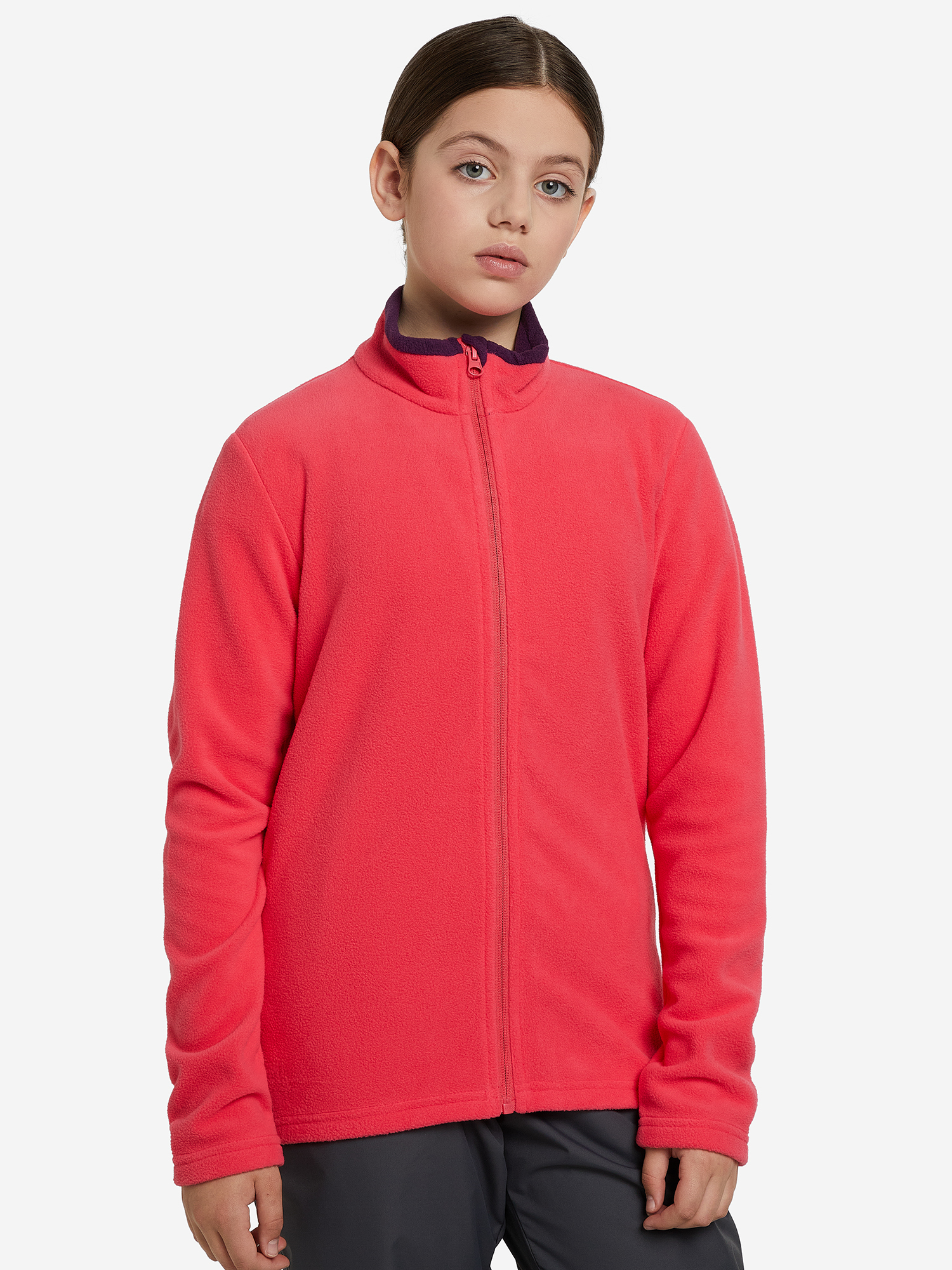 Джемпер флисовый для девочек Outventure, красный, арт. 103194out-r1