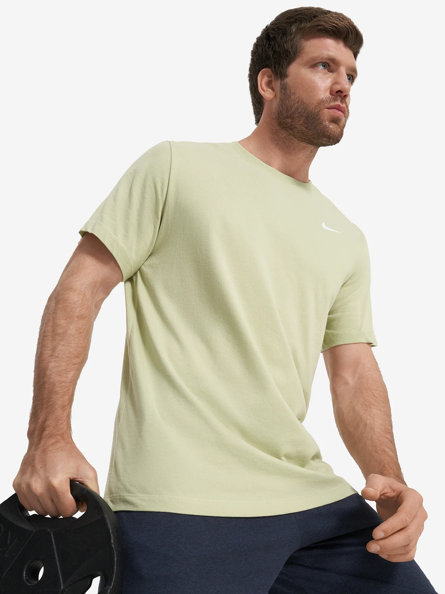 Футболка Nike Crew Solid, зеленый, арт. ar6029n06-371