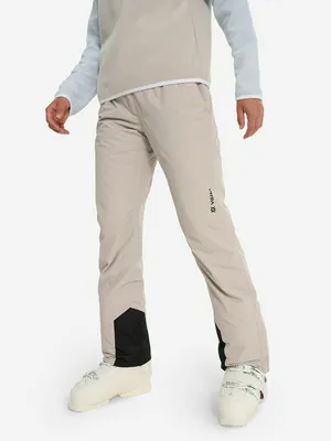 Брюки утепленные, бежевый, арт. 27033