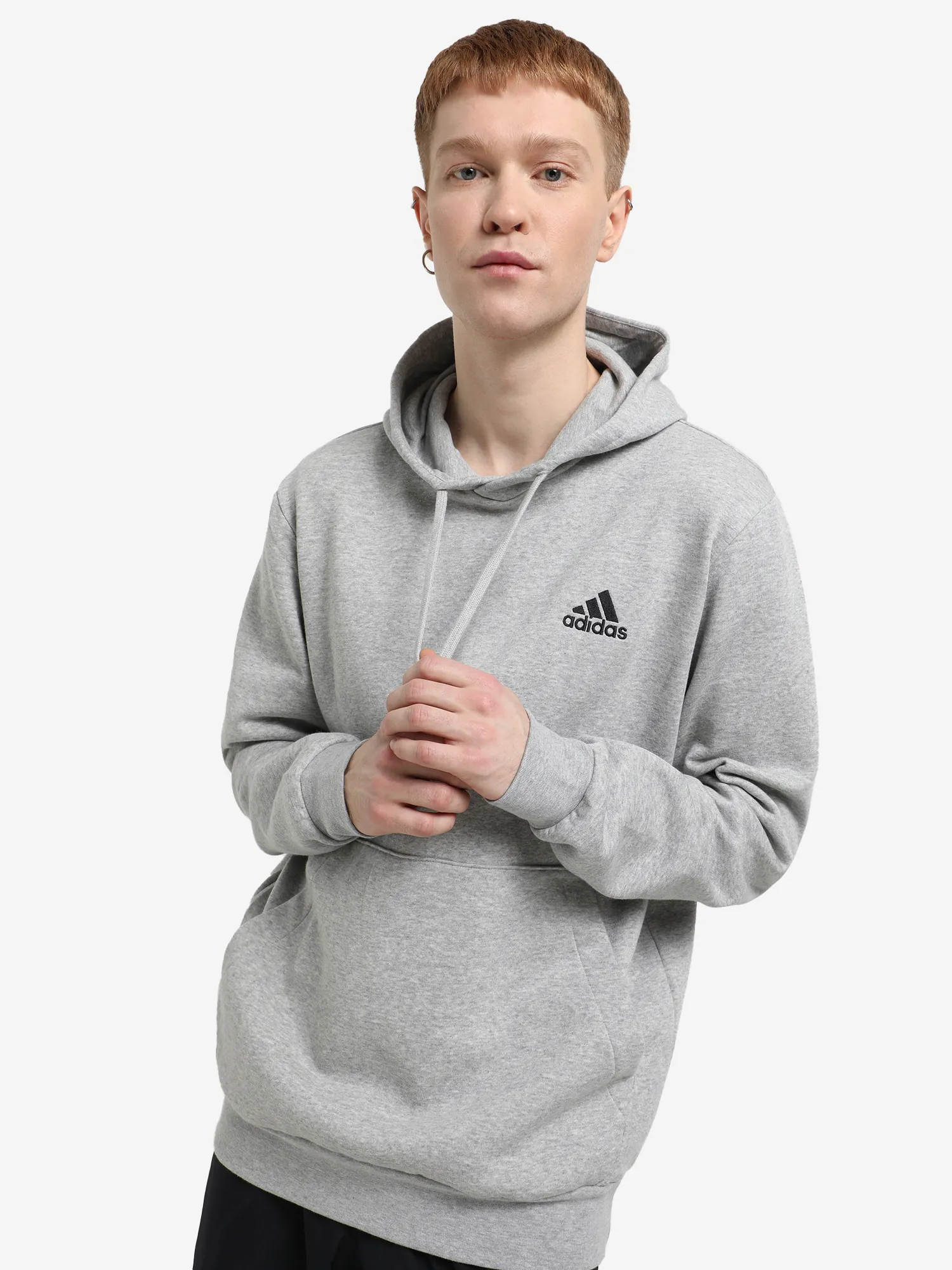 Худи adidas Feelcozy, серый, арт. h12213a01-.