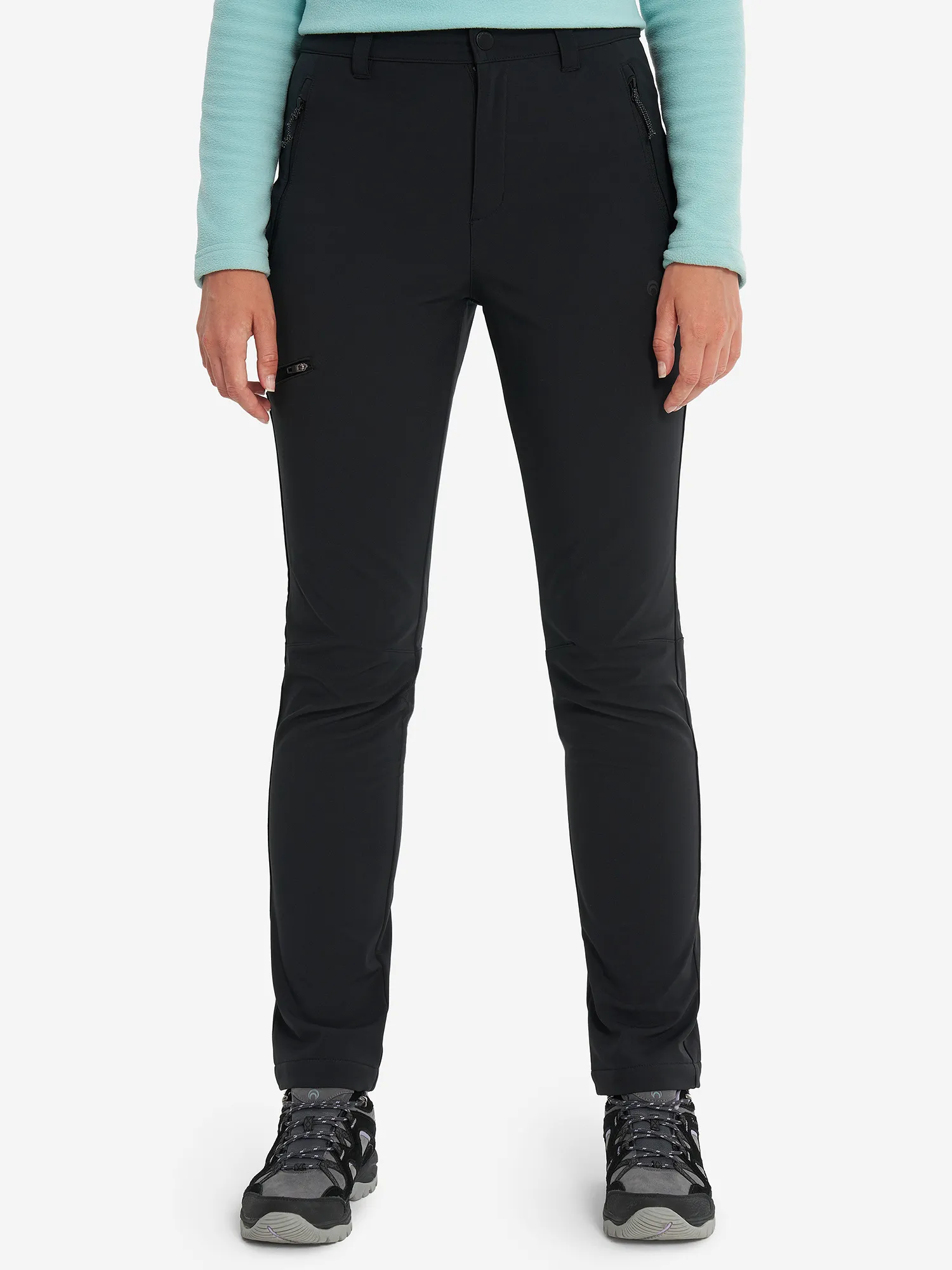 Брюки утепленные женские Outventure, черный, арт. 130214out-99