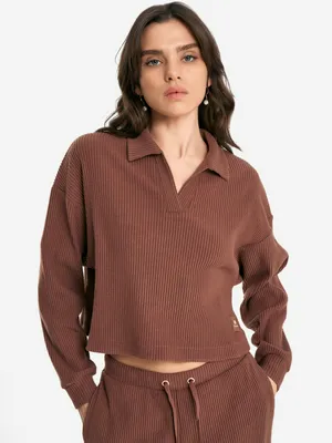 Свитшот Sensana, коричневый, арт. 132676S7W-T2