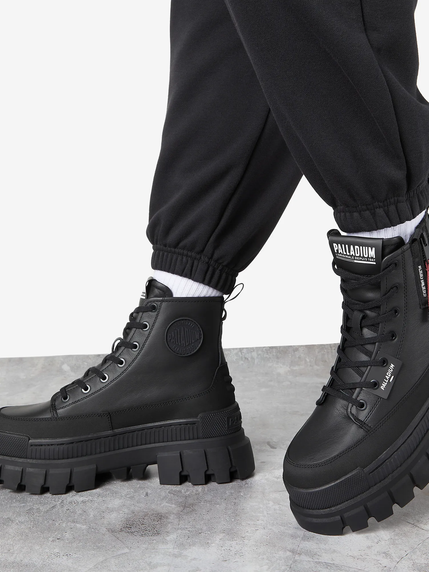 Ботинки PALLADIUM Revolt Lth, черный, арт. 98859p2x-001