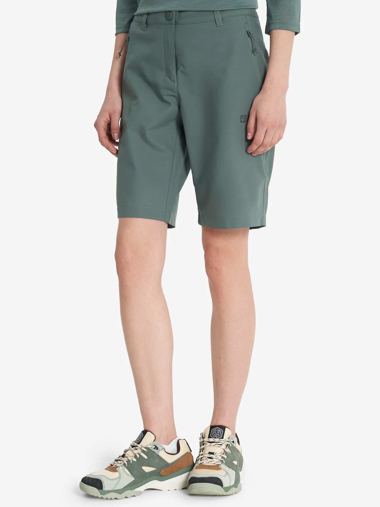 Шорты Jack Wolfskin Active Track, зеленый, арт. 1503704j01-4311