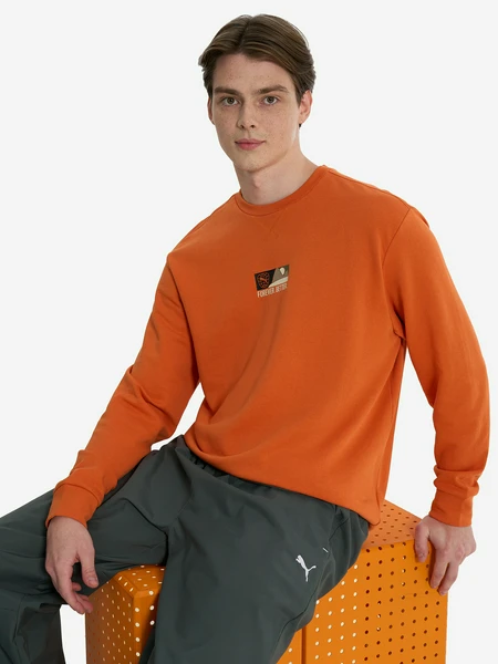 Свитшот PUMA, оранжевый, арт. 681758p0p-20