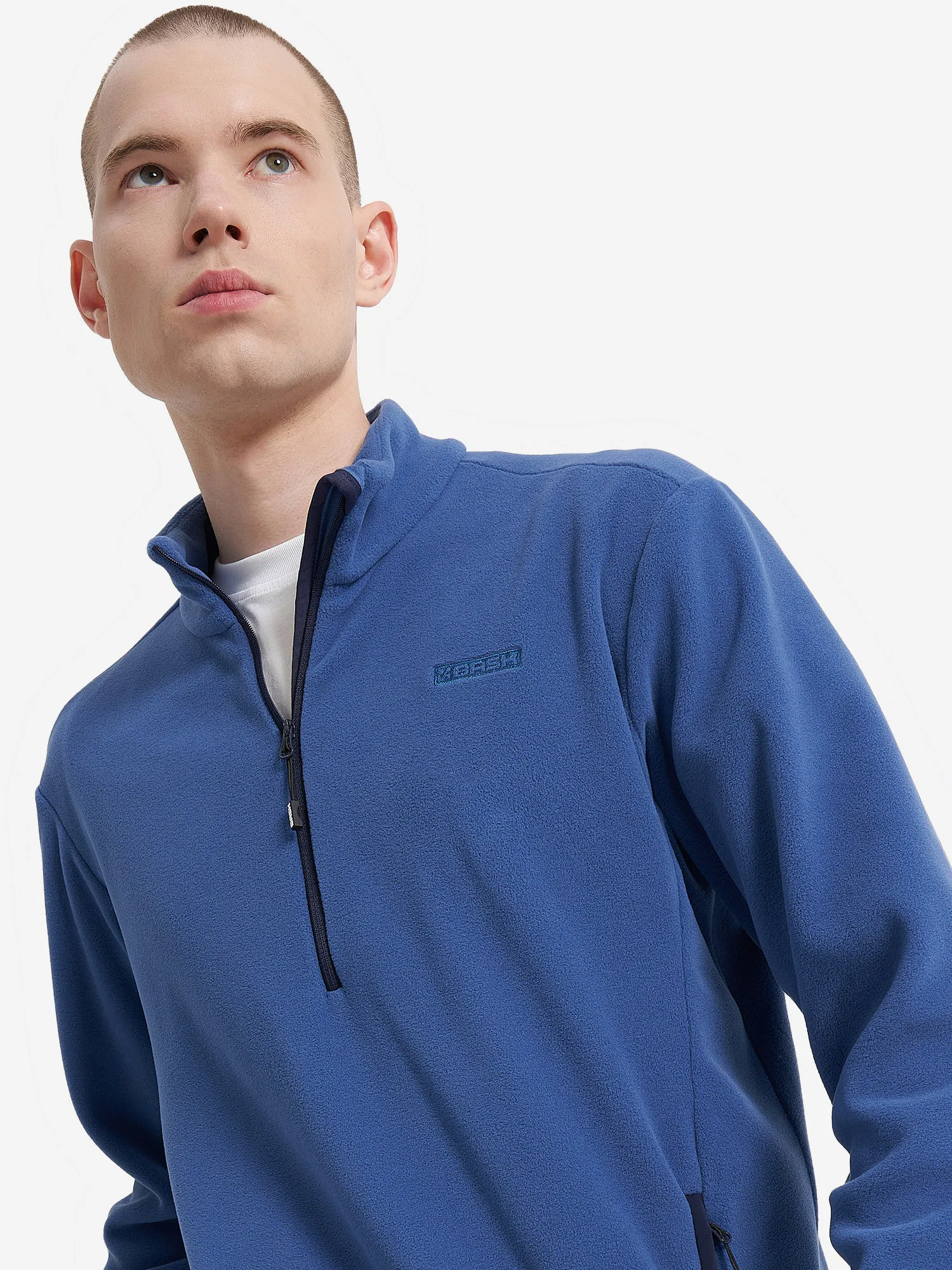 Джемпер флисовый Bask Micro V2, синий, арт. 23009bsk-9376