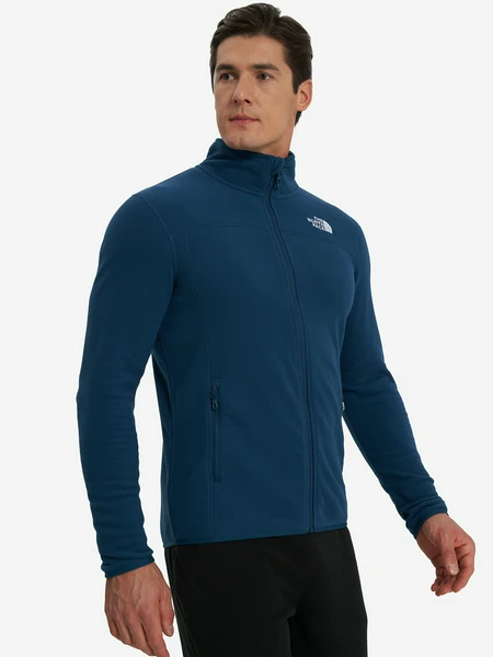 Джемпер флисовый мужской The North Face 100 Glacier, синий, арт. nf0a855x1no1t1k-.