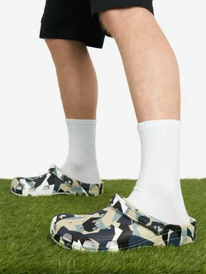 Сабо мужские Crocs Geo Camo, мультицвет, арт. 211009C1G-94S