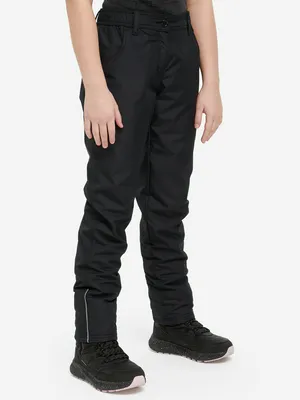 Брюки утепленные для девочек Outventure, черный, арт. 121350OUT-99