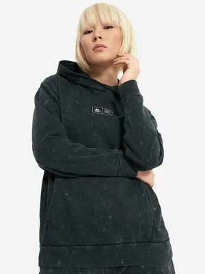 Худи женское оверсайз Kappa, черный, арт. 134334KAP-99