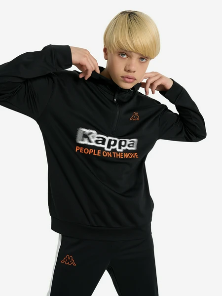 Толстовка для мальчиков Kappa, черный, арт. 137580kap-99