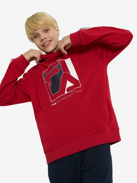 Худи FILA, красный, арт. 27351