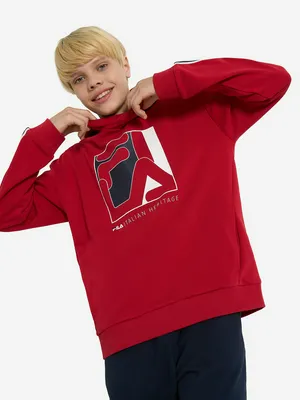 Худи FILA, красный, арт. 138030FLA-R3