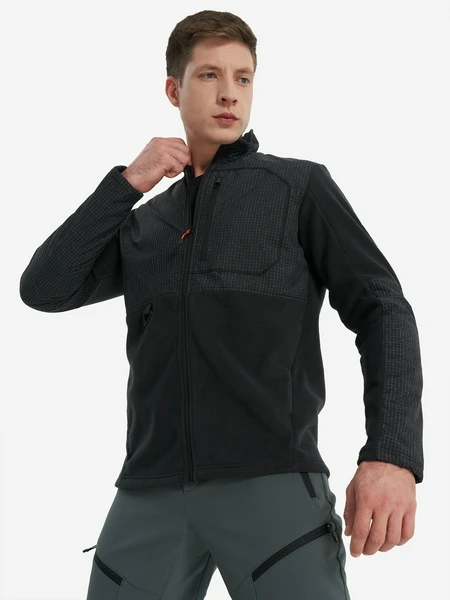 Джемпер флисовый мужской Northland, черный, арт. 138303n16-99