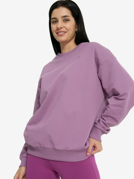 Свитшот оверсайз Demix, фиолетовый, арт. 27380