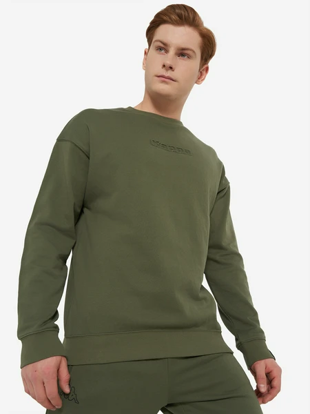 Свитшот Kappa, зеленый, арт. 137293kap-g4