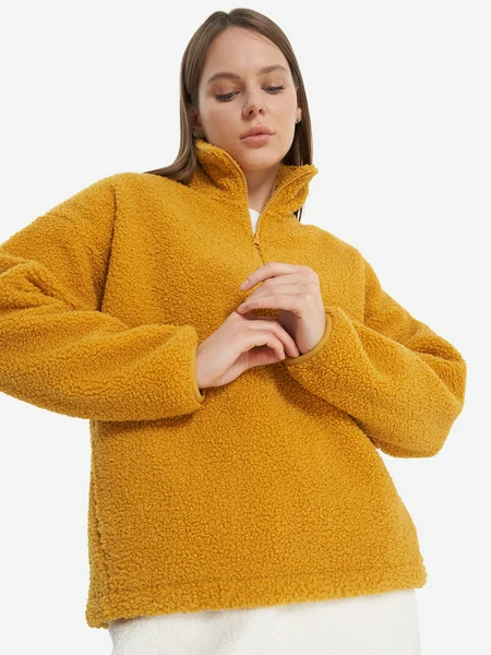 Джемпер флисовый женский, желтый, арт. 140580c37-y2