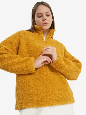 Джемпер флисовый женский, желтый, арт. 140580C37-Y2