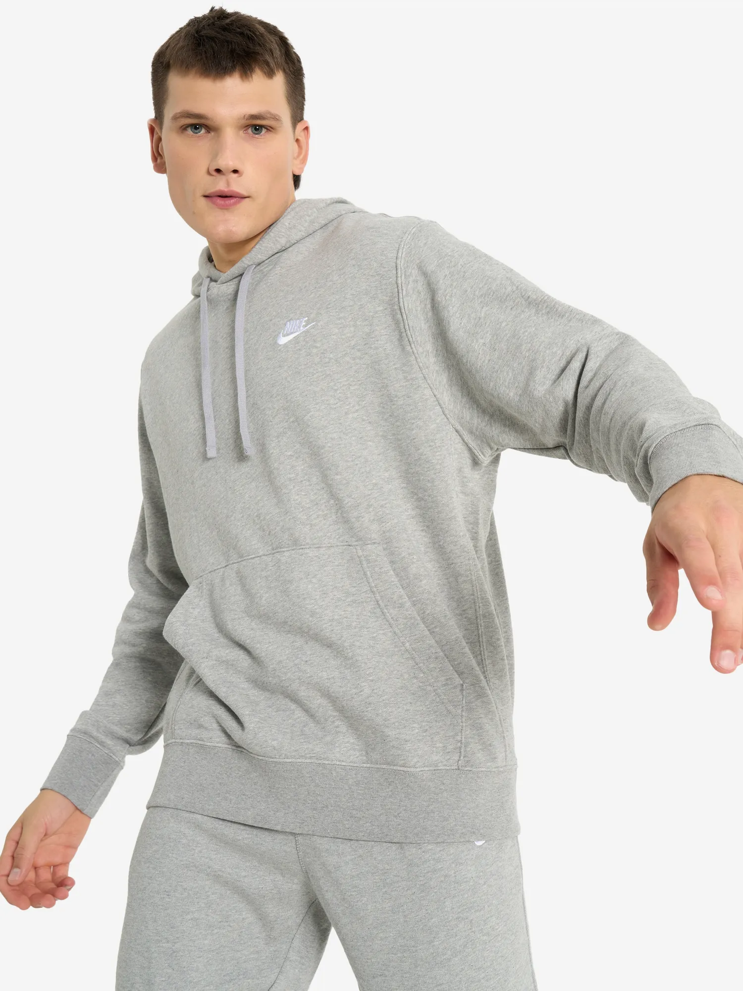 Худи Nike Club Hoodie, серый, арт. cz7857n06-063