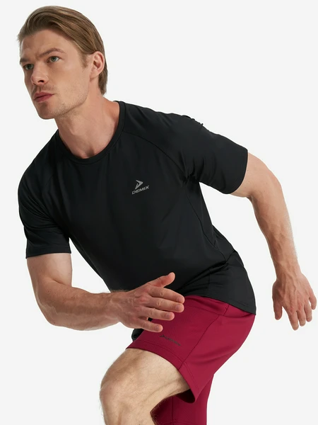 Футболка Demix GYM Training Textured, черный, арт. 129452dmx-99