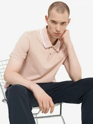 Поло мужское FILA, бежевый, арт. 129391FLA-T0