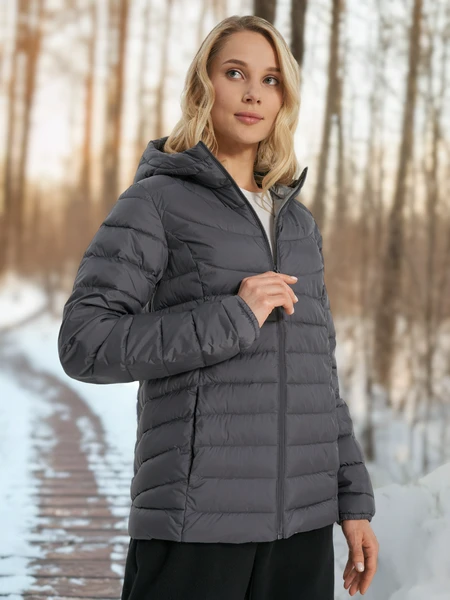 Пуховик женский Outventure, серый, арт. 137545out-93