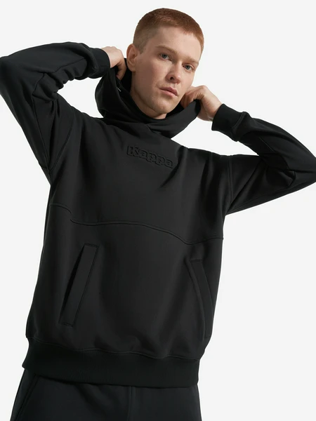 Худи мужское Kappa, черный, арт. 137117kap-99