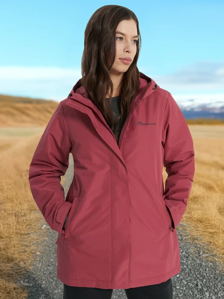 Куртка утепленная женская Outventure, красный, арт. 27525