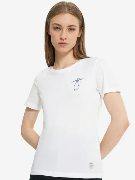 Футболка женская Termit, белый, арт. 135334trt-00