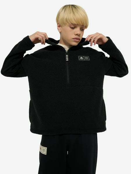 Джемпер флисовый, черный, арт. 27568