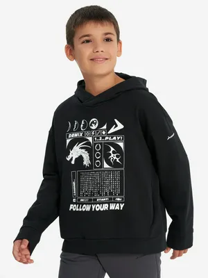 Худи для мальчиков Demix, черный, арт. 137705DMX-99