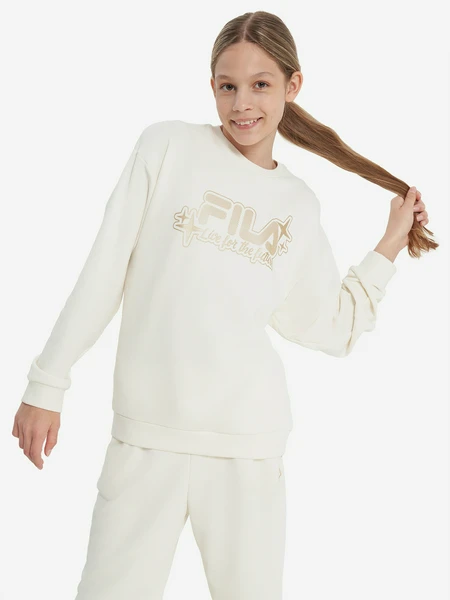 Свитшот для девочек FILA, бежевый, арт. 137662fla-01