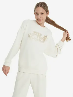 Свитшот для девочек FILA, бежевый, арт. 137662FLA-01