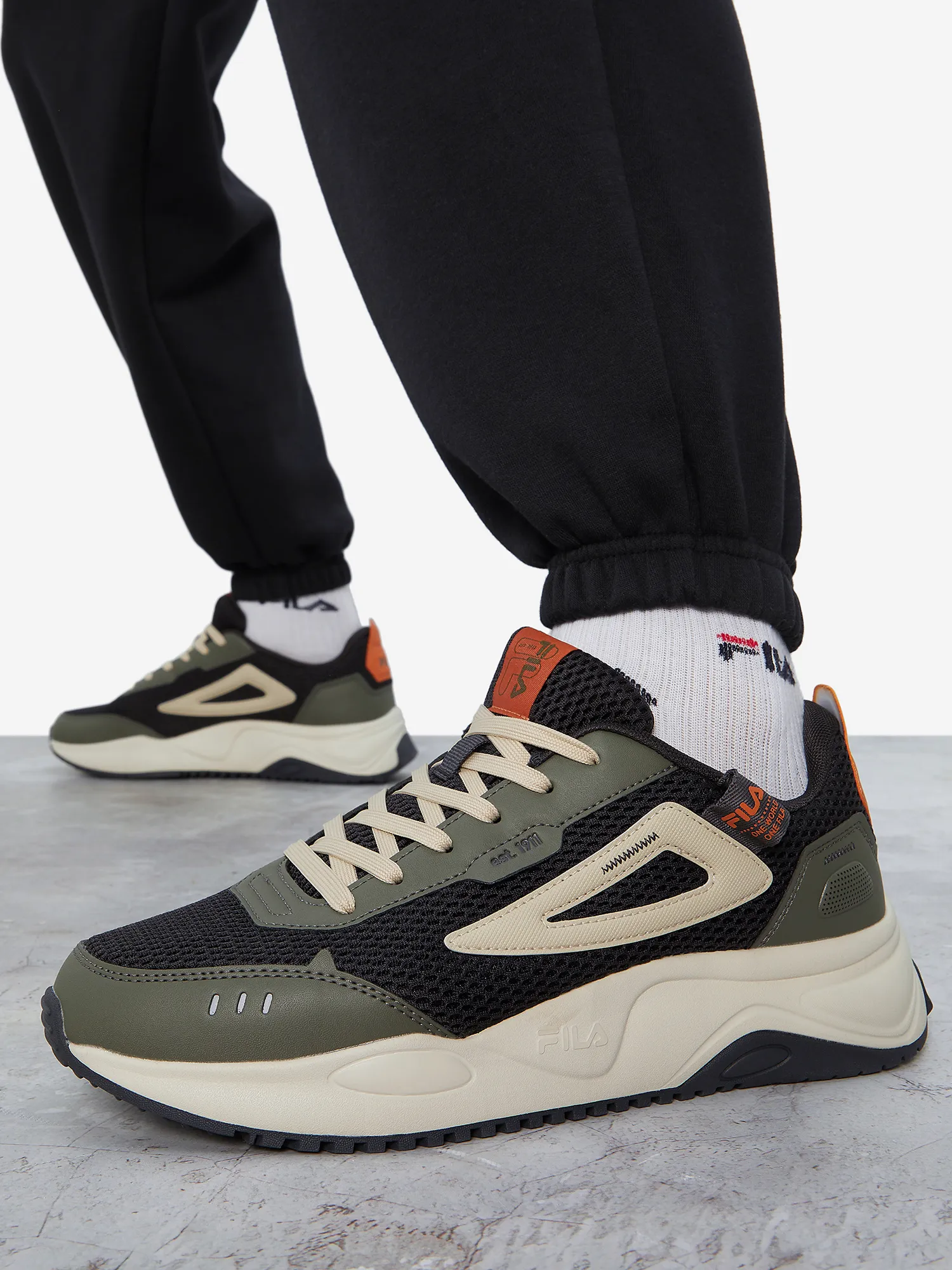 Кроссовки FILA Escape, черный, арт. 128998fla-fu