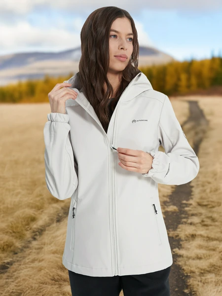 Куртка софтшелл женская, серый, арт. 27596