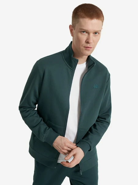 Толстовка Kappa, зеленый, арт. 137090kap-n4