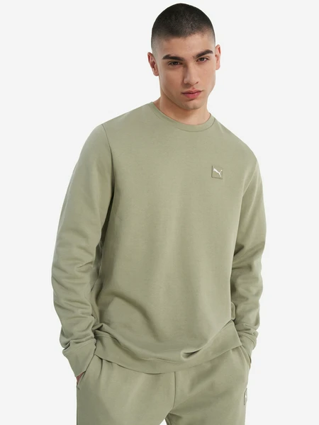 Свитшот PUMA Ess Elevated, зеленый, арт. 688257p0p-82