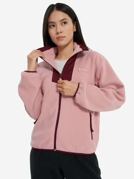 Джемпер флисовый женский Columbia Sequoia Grove Full Zip Fleece, розовый, арт. 2085311clb-658