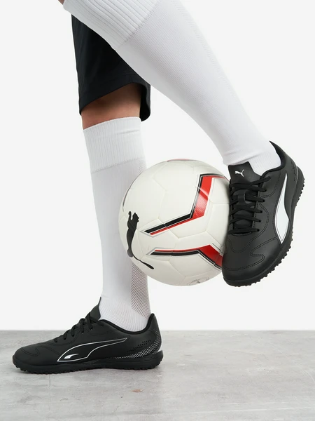 Бутсы PUMA Vitoria II Tt Jr, черный, арт. 108504p0p-01
