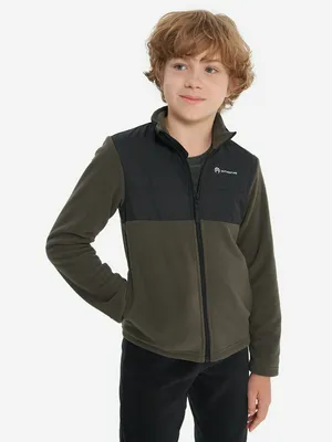 Джемпер флисовый для мальчиков Outventure, коричневый, арт. 137427OUT-FB