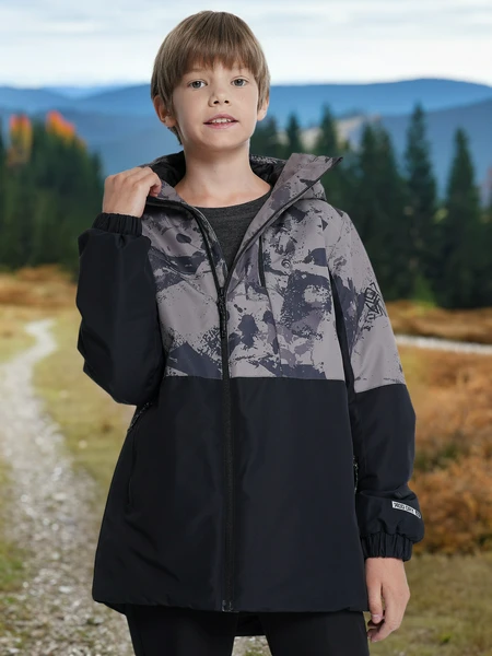 Куртка утепленная для мальчиков Outventure, бежевый, арт. 27693