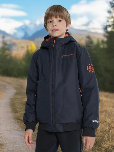 Куртка утепленная для мальчиков Outventure, черный, арт. 27703