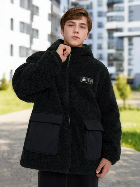 Куртка утепленная для мальчиков Kappa, черный, арт. 27708