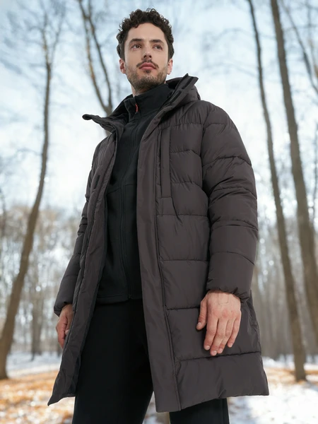 Пуховик мужской Northland, коричневый, арт. 139165n16-t4